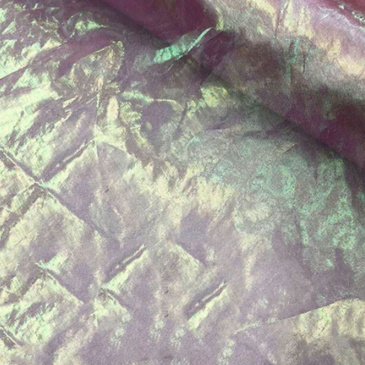 1 Yard Metallic Tissue Lame Fabric Lightweight Shiny Draping Material for Decor and Craft